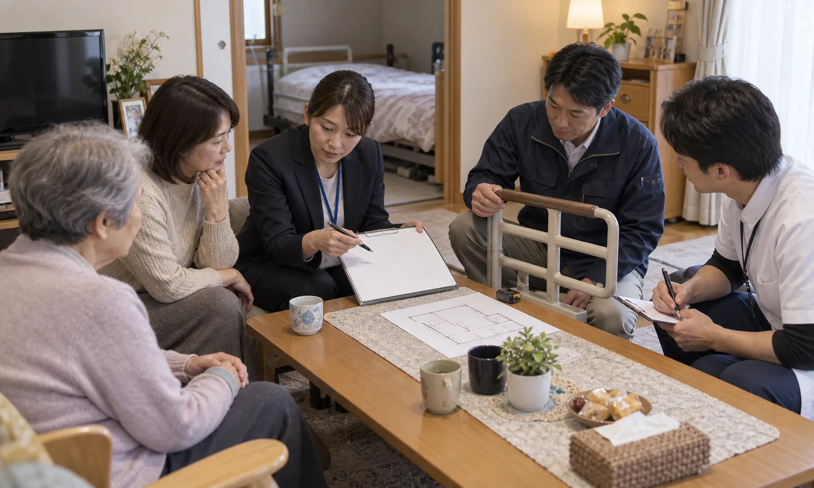 軽度者への福祉用具貸与を検討するサービス担当者会議
